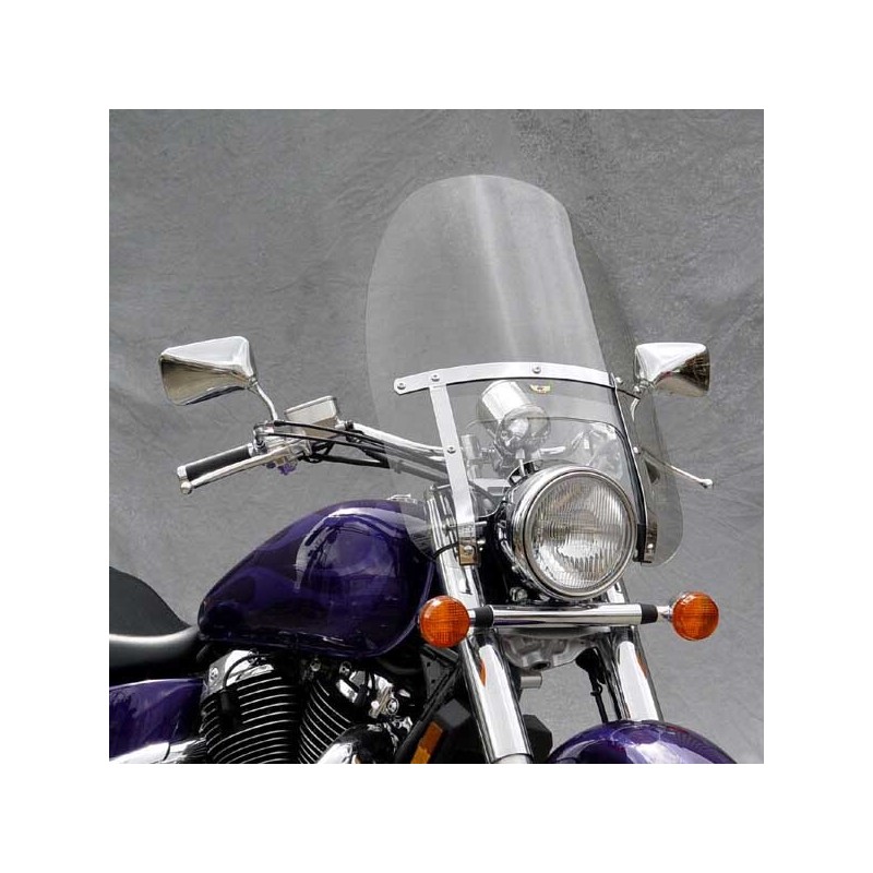 OUMURS Clear Windshield For Harley Sportster Dyna Glide Softail Night