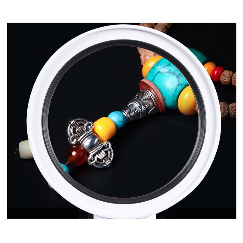 Magnifying Glass 5X 3X 10X Handheld Magnifier 3 Color Adjustable