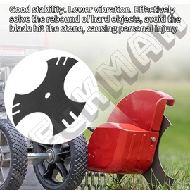 DECKMAN 2 Pack Walk-Behind Edger Quick Cutting Tri-Tip Replacement Blade, for Toro Walk-Behind Edger 58610