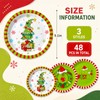 48 Pcs Christmas Elf Paper Plates 9 Inch Disposable Plates