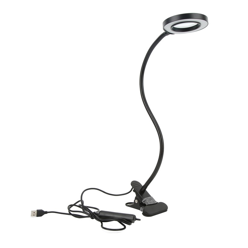 Magnifying Lamp Foldable Adjustable Flexible 2 Control Modes 3X LED
