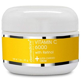 Dermedicine Vitamin C 6000 with Retinol Super Charged Cream 1oz