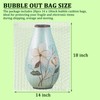 20PCS Clear Bubble out Bag, 14"x18" Bubble Pouches Wrap Bag