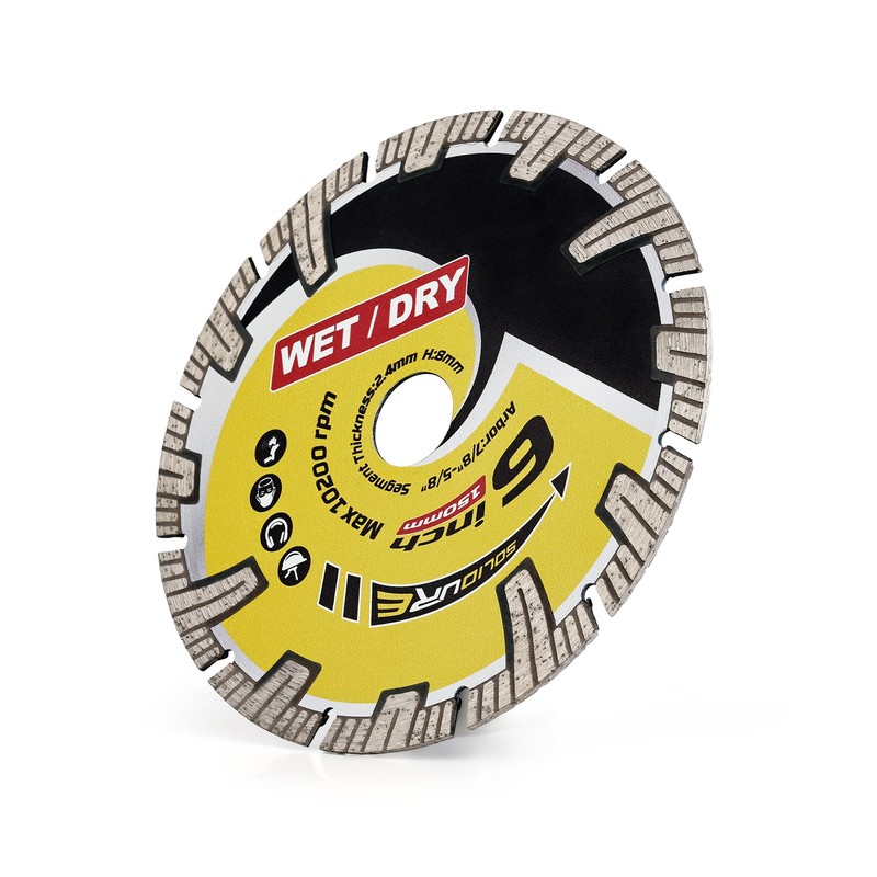 Solidure Diamond Cutting Discs Diameter 150 mm x 22.23 mm