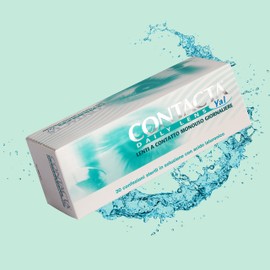 Contacta, Daily Lens Yal 30, Lenti a Contatto Giornaliere per Miopia, Lenti a Contatto con Acido Ialuronico Sicure e Facili da Applicare, Diottrie -1,50, Confezione da 30 Lenti Monouso