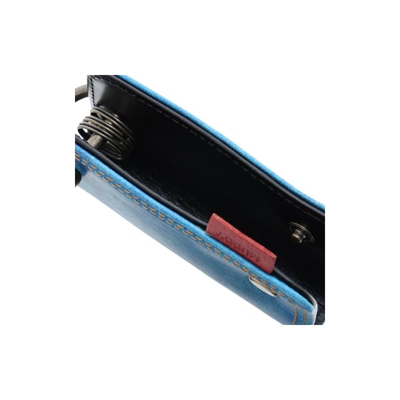 [Madyjack Soup] Denim Denim Key Case, Men's and Women's, Leather,