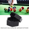 Mini Portable Billiard Chalk Box, Hexagonal Pool Cue Chalk Holder