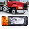 Hpdmauto Right headlights for Mack,Replacement Headlamp with turn Signal Bulb