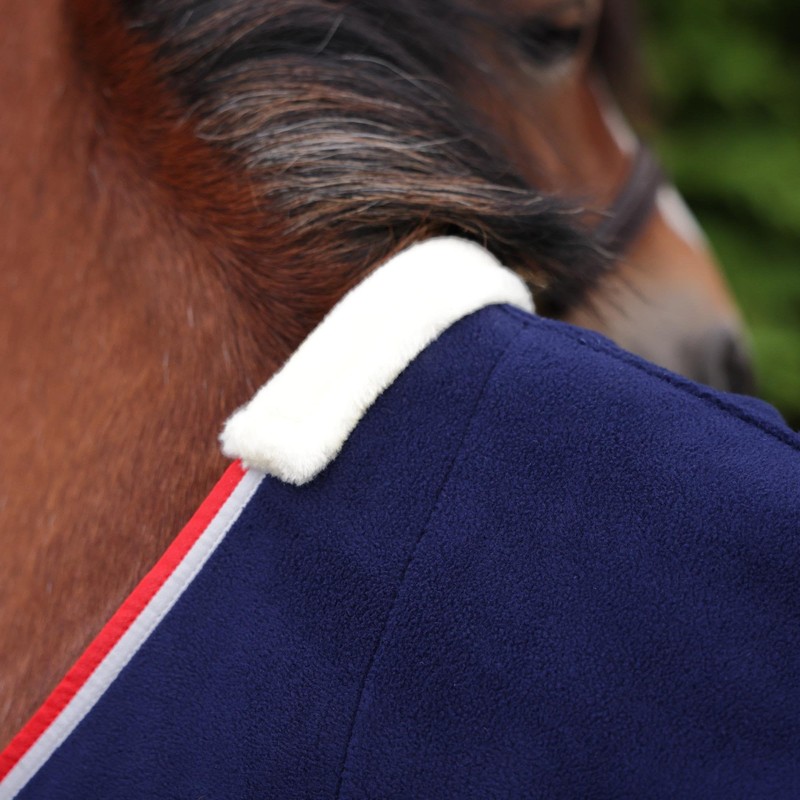 Shires Winnie & Me Fleece Rug - Navy Blue 3ft9