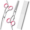 FAIGEO Dog Grooming Scissors with Safety Round Tips Stainless Steel Professional