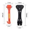 MOTORBUDDY 4-Pack Emergency Escape Hammer Seat Belt Cutter,Auto Car Safety