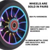 aibiku Set of 2 100 mm Stunt Scooter Wheels with
