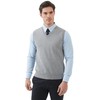 KALLSPIN Men's 100% Cotton Sweater Vest V Neck Regular Fit