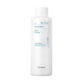 SCINIC Zashimple Daily Lotion 10.1 fl oz (300 ml) Milky Lotion, Hypoallergenic, Mild, Weak Acid, Sensitive Skin, Korea, Skin Care