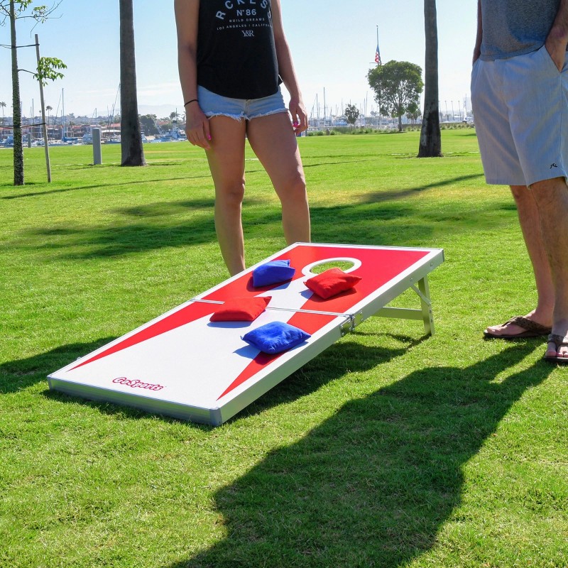 GoSports Regulation Size Cornhole Tailgate Set Includes 8 Bags Carry