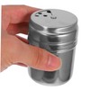 LABRIMP 3Pcs Portable Stainless Steel Spice Dispenser with Rotating Tops