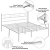 VECELO 14" Full Bed Frame,Full Size Metal Platform Bed Frame
