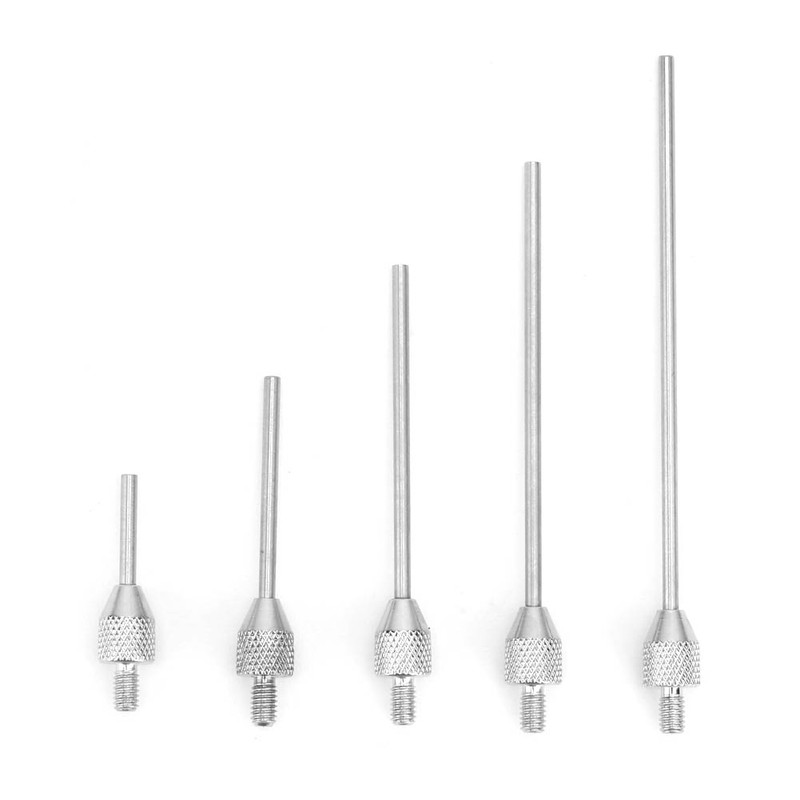 5pcs L10/20/30/40/50 Test Indicator Contact D1.5mm Dial Indicator Needle Probe