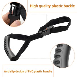 BESULEN 2PCS Car Grab Handle for Elderly Disabled, Adjustable Auto Safety Handle Standing Aid, Portable Vehicle Support Grab Bar Mobility Assist Device, Universal for RV, SUV, Truck