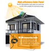 kakalights Solar Flood Light Outdoor 1000LM Dual 6000K Bright White