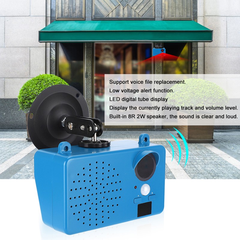 Voice Prompter Warning Waterproof Infrared Body Sensor for Construction Site