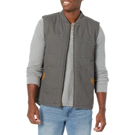 Legendary Whitetails Men's Standard Canvas Cross Trail Vest, Charcoal, X-Large