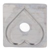 Heart Shape Cutting Die Alloy Steel Clean Cutting Surface Leather