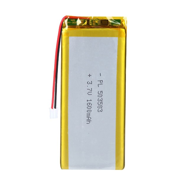 AKZYTUE 3.7V 1600mAh 503583 Lipo Battery Rechargeable Lithium Polymer ion Battery Pack with JST Connector
