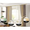 KAMANINA Curtain Rods 2 Pack, Heavy Duty Curtain Rod for