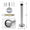 Door Stops,6 Inch Long Door Stopper, Wall Mount, Heavy Duty