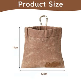 VZU Hundeleckerli-Tasche, Welpen-Hundetrainingstasche mit Taillenclip, freihändiges Spazierengehen, Leckerli-Tasche für Hundetraining, täglichen Gebrauch, wasserdichte Hundesnack-Tasche für