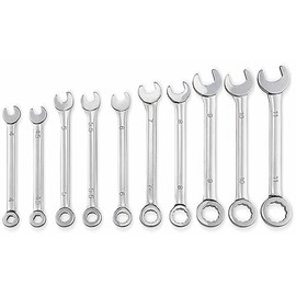 Donau Elektronik 940 Mini Open End-Ring Spanner Set 10 pcs, Multi-Colour