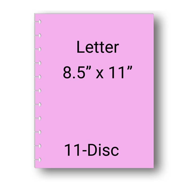 Notes Refill Pages for Discbound Planners, Fits with Circa Letter,