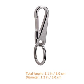 iplusmile Llavero para Hombre, 2025, Clip para Llavero Con Hebilla de Herradura para Coche, Llavero de Acero Inoxidable, Colgante para Coche, Accesorios para Hombre, Mujer, de Fiesta