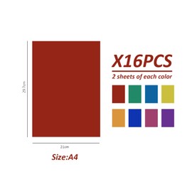 16 Transparent Color Plastic Sheets, Gel Filters, Color Correction Film, Window Color Film, Suitable for Photography Studio, Party Decoration (29.7 * 21cm)