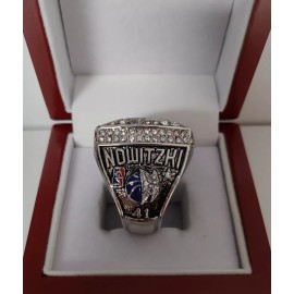 Dirk Nowitzki - 2011 Dallas Mavericks Championship Ring With Wooden Display Box