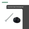 Jardinion Noppenbahn Nails, Sealing Nail with Mounting Button, Pack of