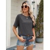 EADINVE Womens Half Sleeve T Shirts Crew Neck Summer Tops