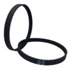 BEMONOC 2Pcs/Pack HTD 5M Rubber Timing Belts Closed-Loop 500mm Length