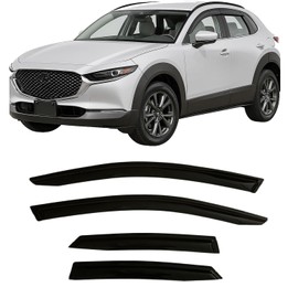 2020-2026 Tape-On Rain Guards for Mazda CX-30 Side Window Visor Deflectors 2.5 S Select Sport Preferred Premium Turbo CX30 Durable Vent Shades 2021 2022 2023 2024 2025