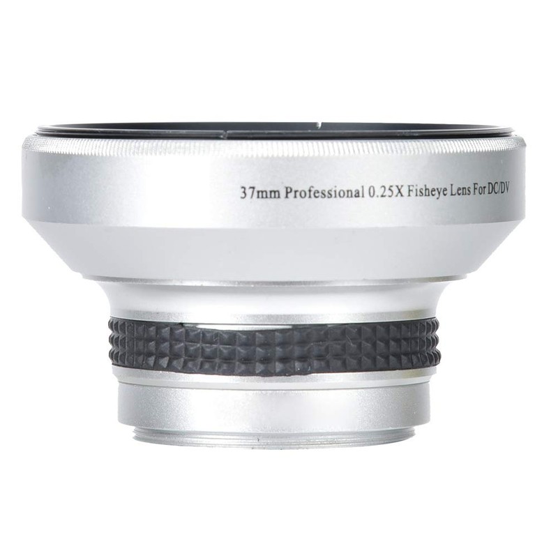 37Mm Fisheye Lens Camcorder,Camera Lens Silver Strong Applicability 37mm 0.25X