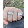 Men's Nugget Ring - Plain Solid 925 Sterling Silver Ring
