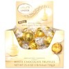 Lindt LINDOR White Chocolate Candy Truffles, White Chocolate Candy with