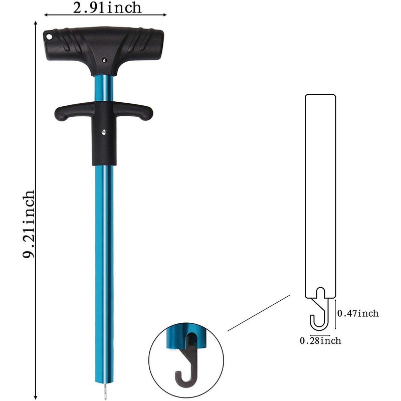 2. Blue Hook Removal Tool - Portable Extractor Extrusion Hook