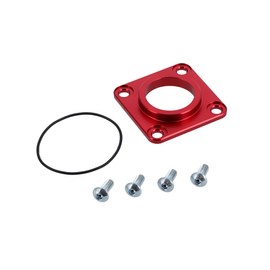 Set: CNC Dichtkappe M500/M700, mit O-Ring und Schrauben, Rot - für Simson S51, S53, S70, S83, SR50, SR80, KR51/2
