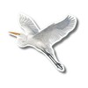 Earth Sky + Water - Great Egret - 3.5″ Sticker
