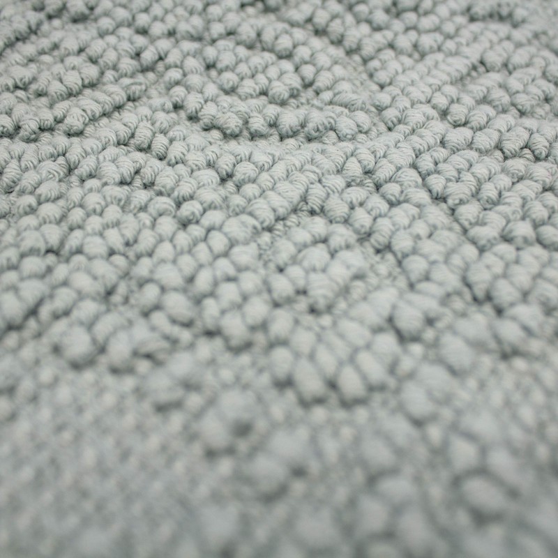 French Connection Bath Rug, 20"x34", Light Blue