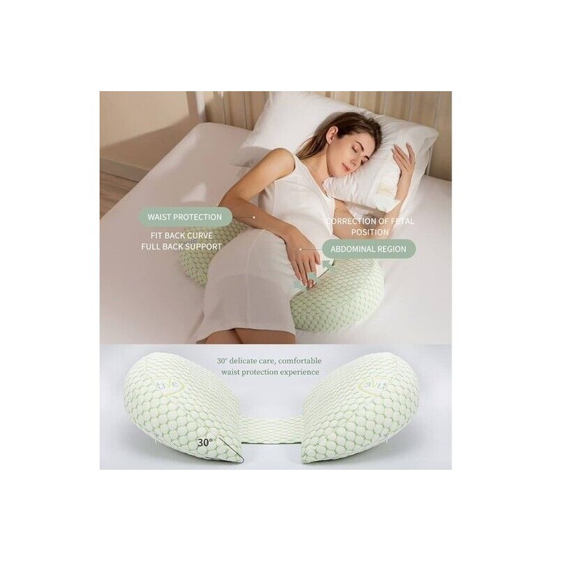 Siminzich Proactive Soft Pregnancy Pillow Support for Back/Hips/Legs