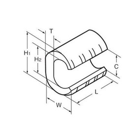 Nichifu T-shaped Connector T 20
