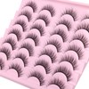 Wispy Lashes 12mm False Eyelashes Natural Look Short Fluffy Faux
